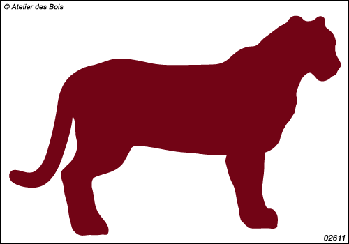 Sitachwe, le Léopard : silhouette modèle 1