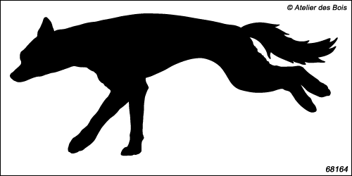 Attelage chiens de traîneau en silhouettes : Dzenthan N6816.4