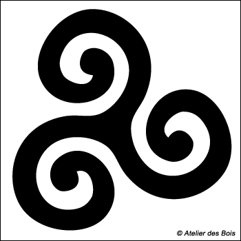 Triskell en spirale Mod.41