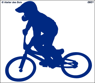BMX en action (silhouette) M6012