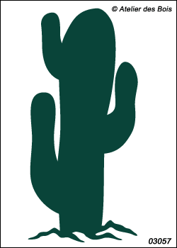 Silhouette de Cactus Arriba petit modèle 3057