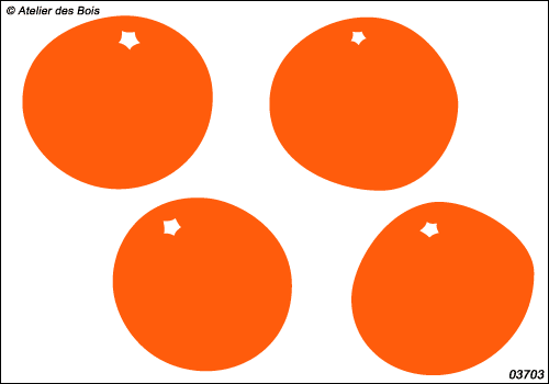 Ensemble d'oranges