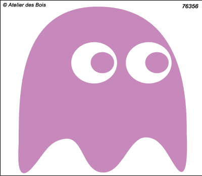 Fantôme de Pacman seul modèle 4