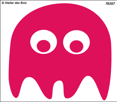 Fantôme de Pacman seul modèle 5