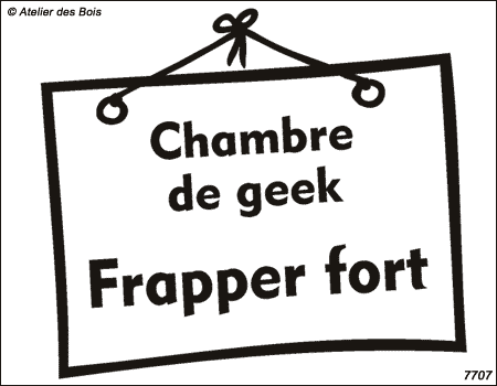 Chambre de geek - Frapper fort (sans araignée)