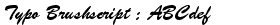 Police Brushscript