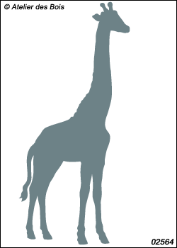 Ramoshwani, la Girafe : silhouette modèle 4