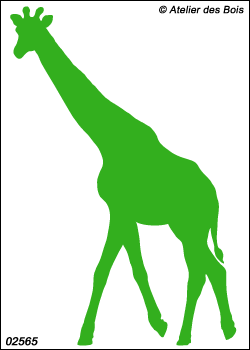 Ramoshwani, la Girafe : silhouette modèle 5