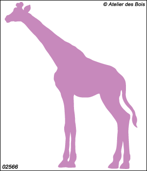 Ramoshwani, la Girafe : silhouette modèle 6
