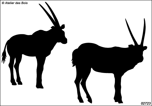 Karumwa, les Oryx : silhouettes modèles 1 + 2