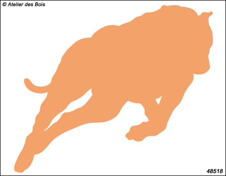 Silhouette de Greyhound en course Dwain M518