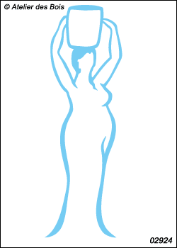 Noa, Femme porteuse d'eau (traits) modèle 4