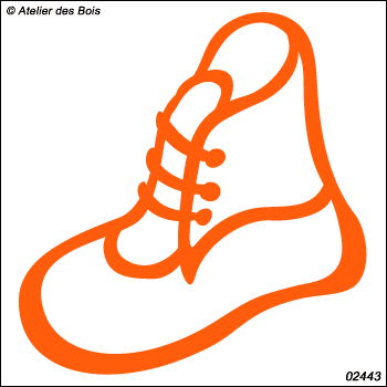 Chaussure Bébé Mod.2443, traits de contour