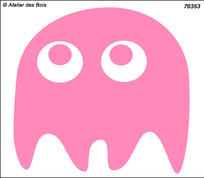 Fantôme de Pacman seul modèle 1
