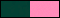 Coloris Vert Foncé/Rose Panthère