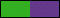 Coloris Vert Prairie/Violet