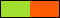 Coloris Vert Anis/Orange