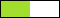 Coloris Vert Anis/Blanc